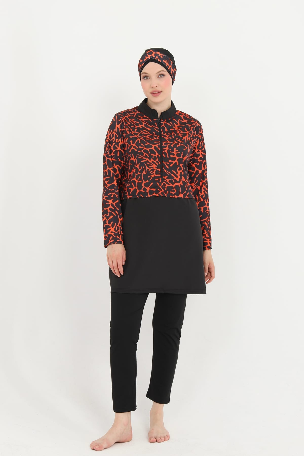 Toptan kadın haşema tesettür mayo modeli - Sonnes Swimwear