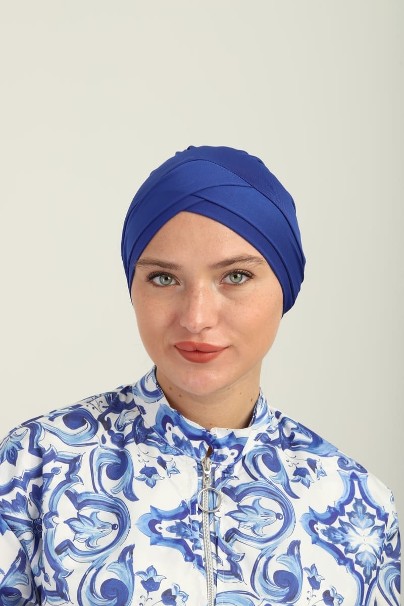 Toptan tesettür yüzme bonesi - popüler bone modeli